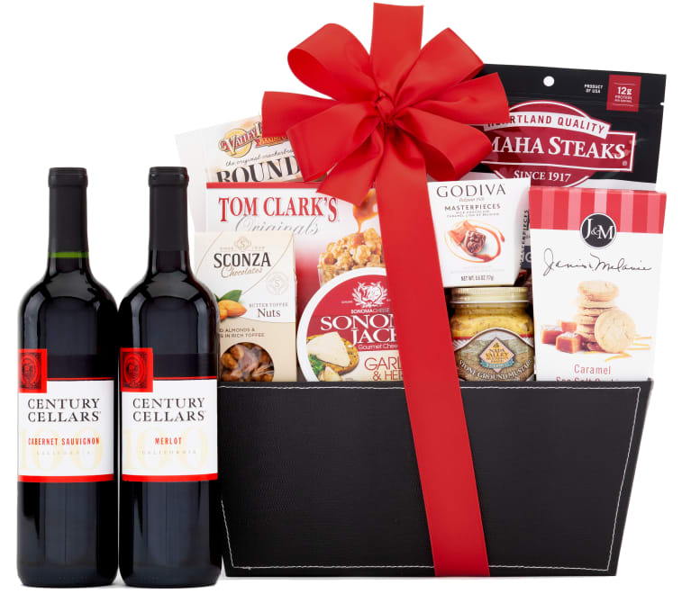 Century Cellars Red Wine Gift Basket