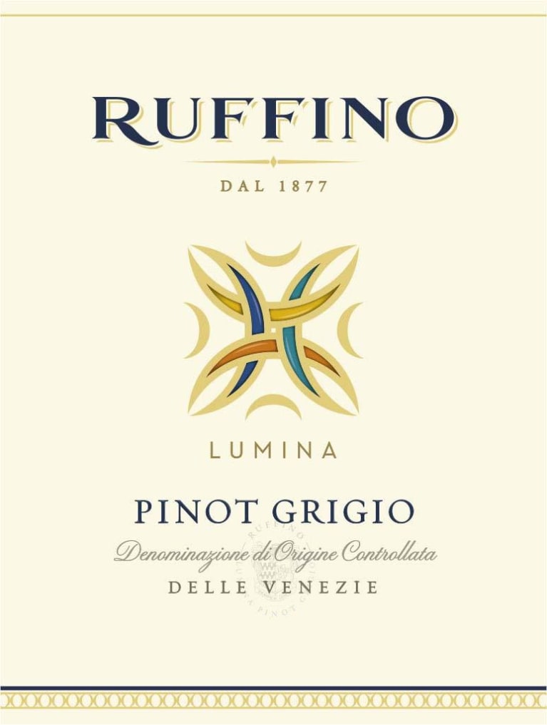 Ruffino Pinot Grigio Lumina 2019 Front Label