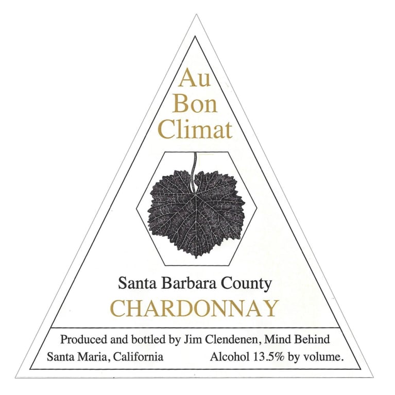 Au Bon Climat Santa Barbara Chardonnay 2018 Front Label