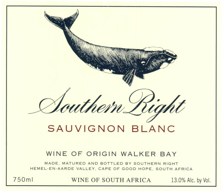 Southern Right Sauvignon Blanc 2019 Front Label