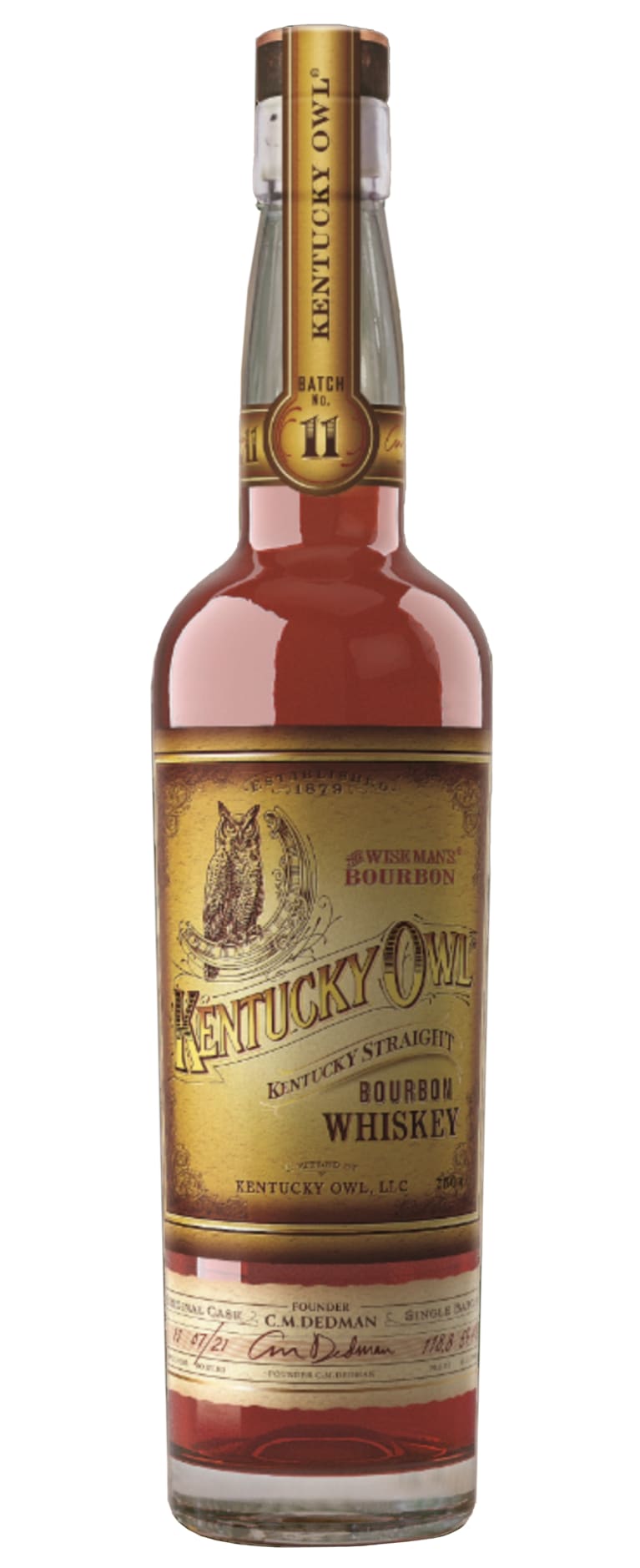 Kentucky Owl Kentucky Straight Bourbon Whiskey Batch 11