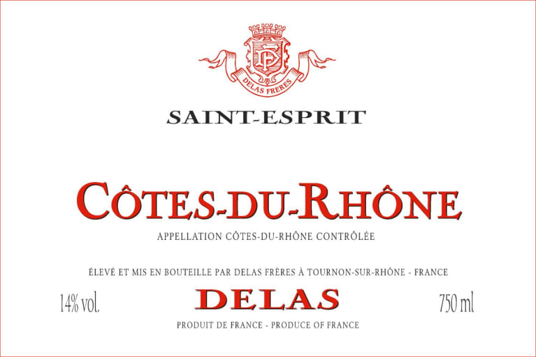 Delas Cotes du Rhone St. Esprit Rouge 2018