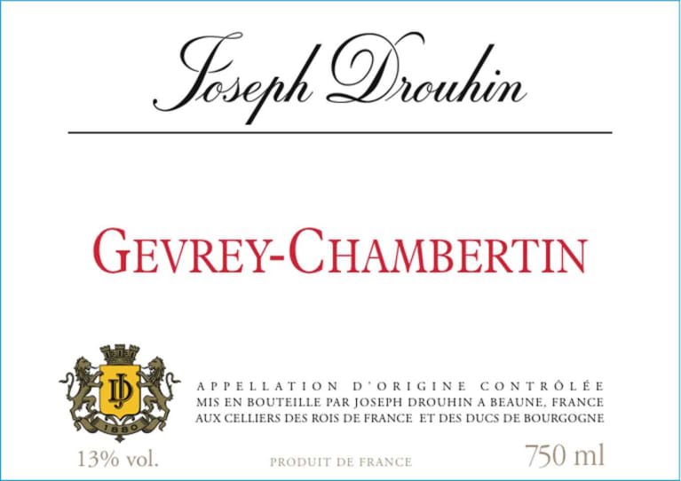 Joseph Drouhin Gevrey-Chambertin (375ML half-bottle) 2017 Front Label