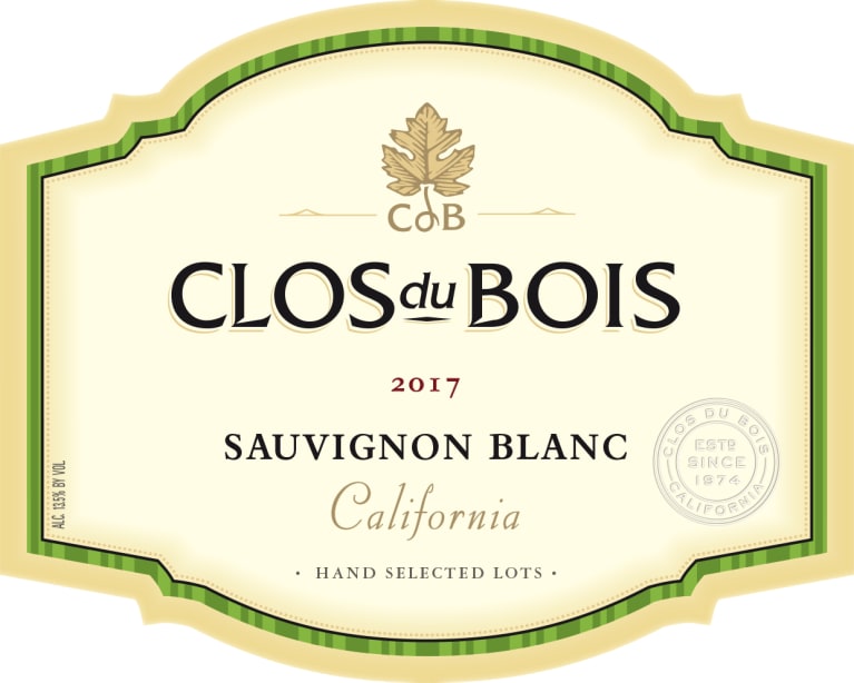 Clos du Bois Sauvignon Blanc 2017