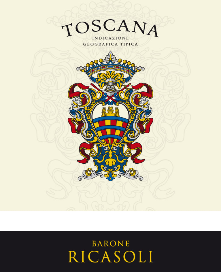 Barone Ricasoli Toscana Rosso 2017 Front Label