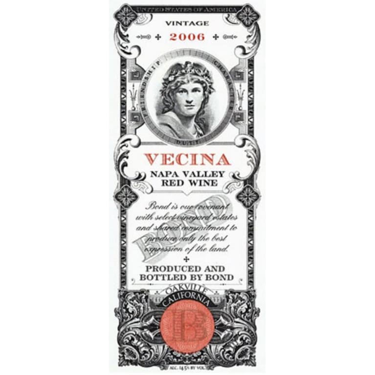 Bond Vecina (1.5 Liter Magnum) 2006 Front Label