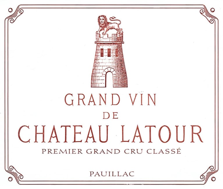 Chateau Latour 2012 Front Label