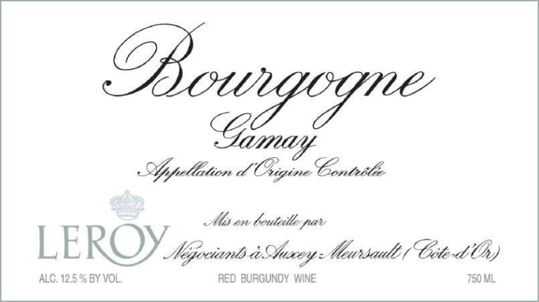 Maison Leroy Bourgogne Gamay 2019 | Wine.com
