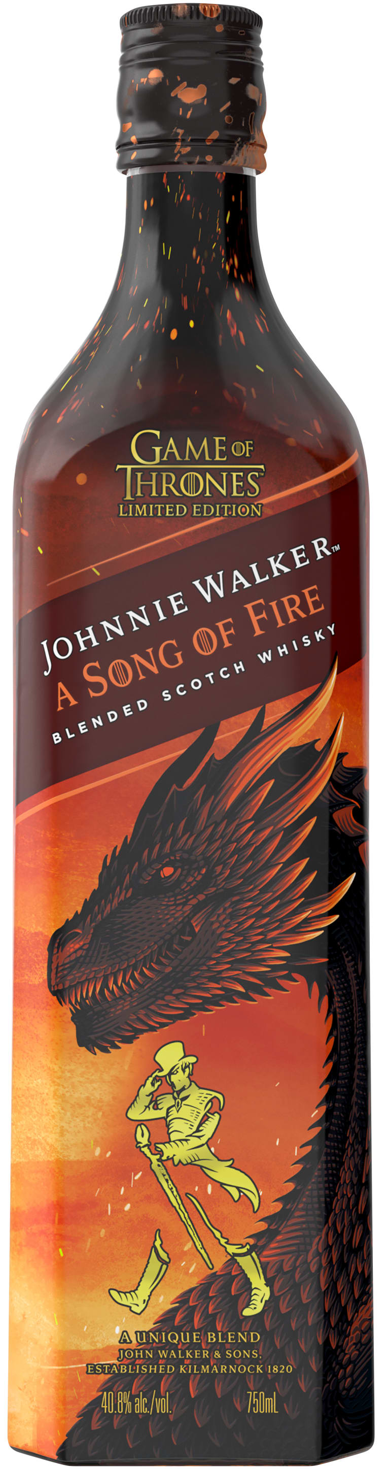 Johnnie Walker A Song of Fire Blended Scotch Whisky | Wine.com