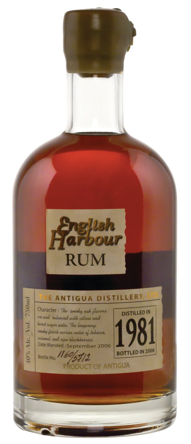 English Harbour 25 Year Rum 1981
