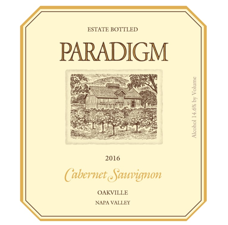 Paradigm Cabernet Sauvignon 2016 Front Label