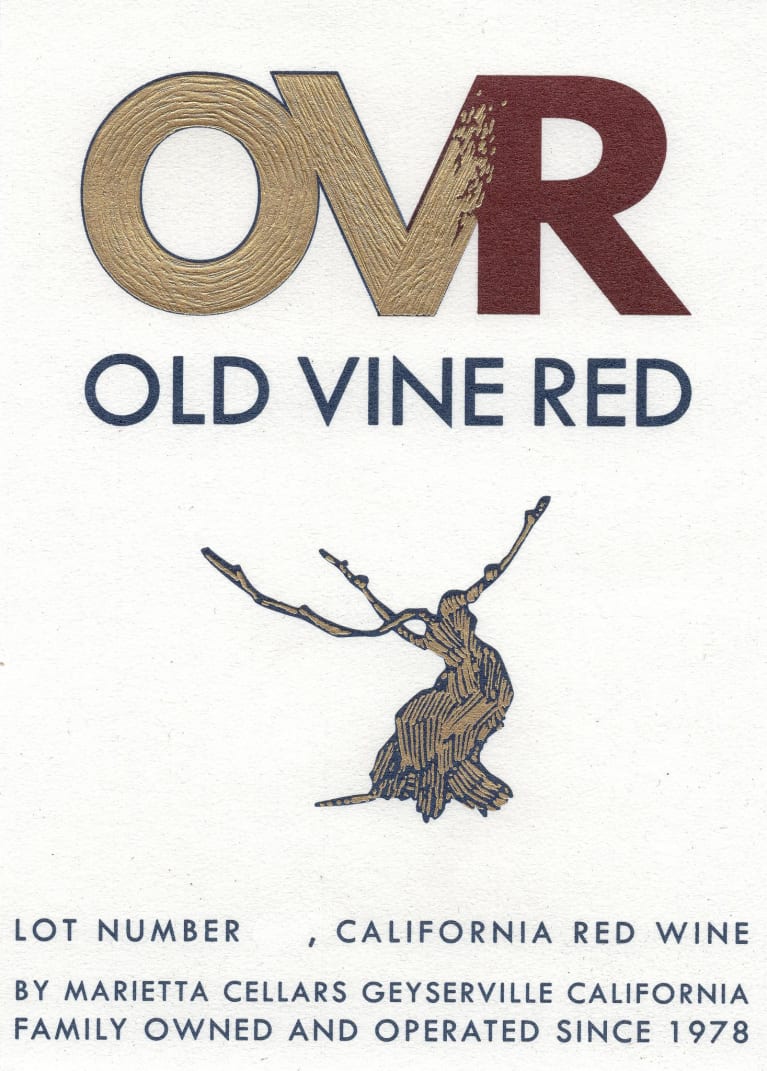 Marietta Cellars Old Vine Red Lot 74