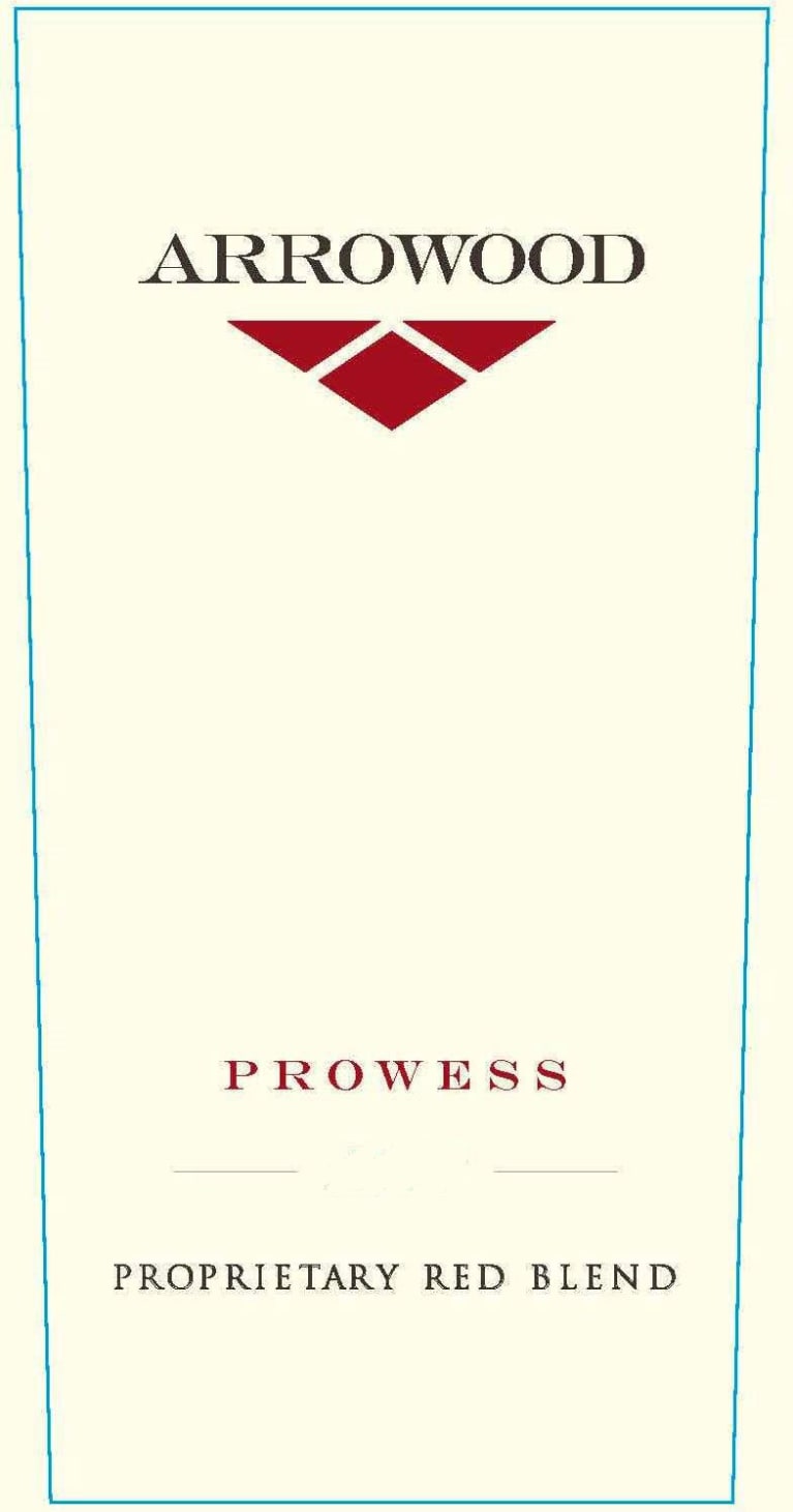 Arrowood Prowess Proprietary Red 2014 Front Label