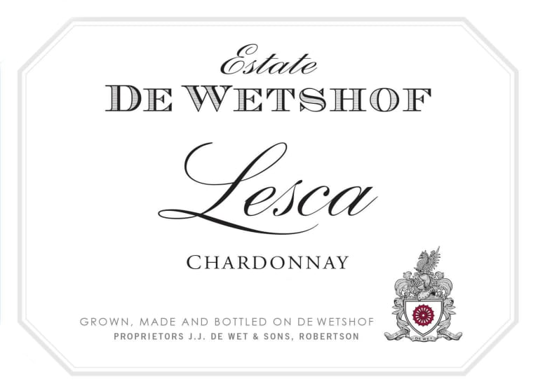 De Wetshof Lesca Chardonnay 2020 Front Label