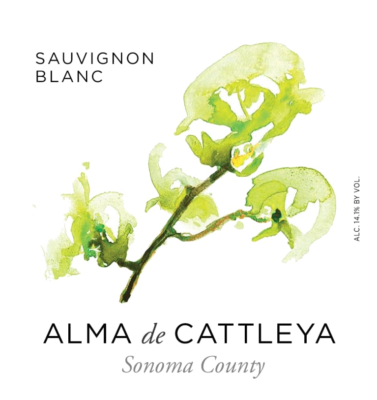 Alma de Cattleya Sauvignon Blanc 2021 Front Label