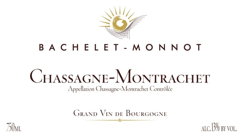 Domaine Bachelet-Monnot Chassagne-Montrachet 2017 Front Label