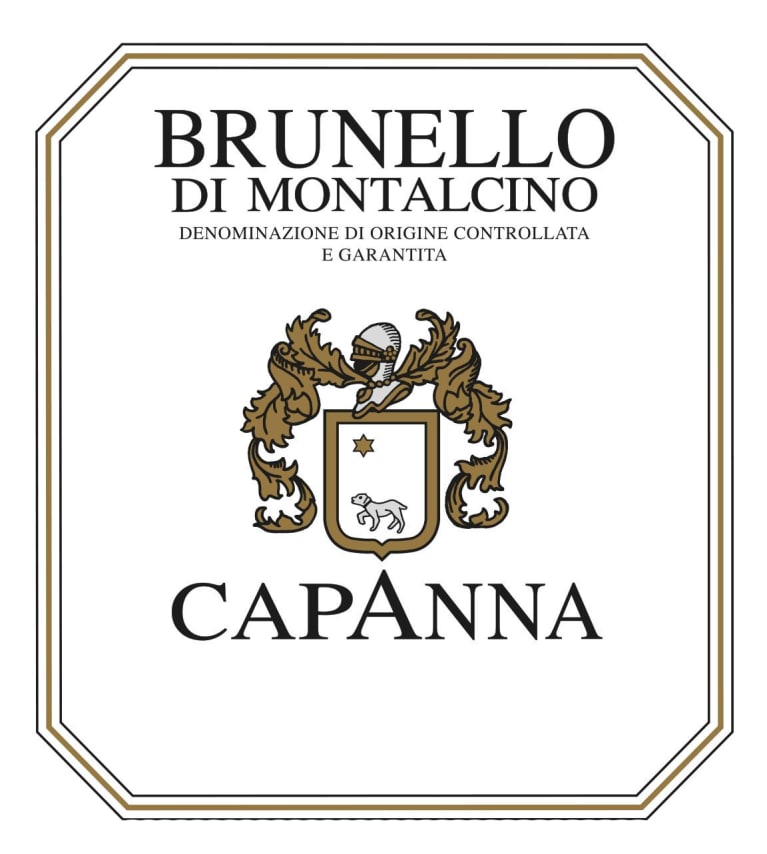 Capanna Brunello di Montalcino 2016 Front Label