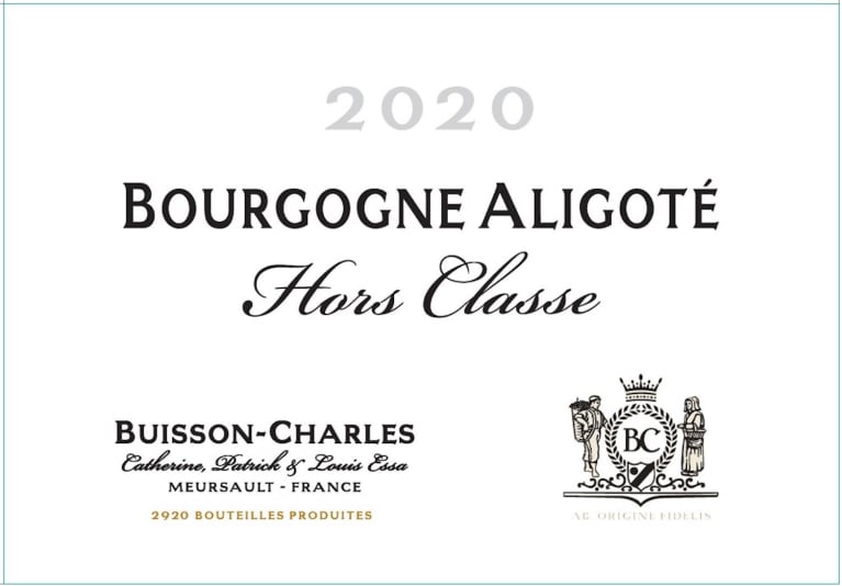 Domaine BuissonCharles Aligote Hors Classe 2020