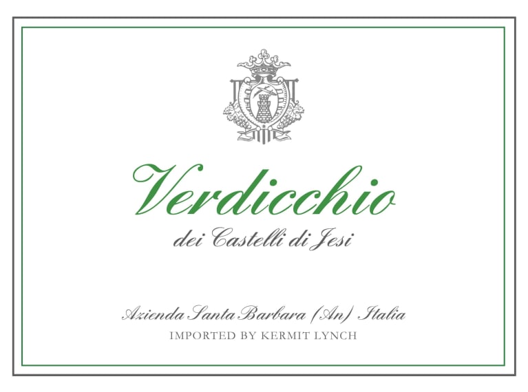 Azienda Santa Barbara Verdicchio dei Castelli di Jesi 2018 Front Label