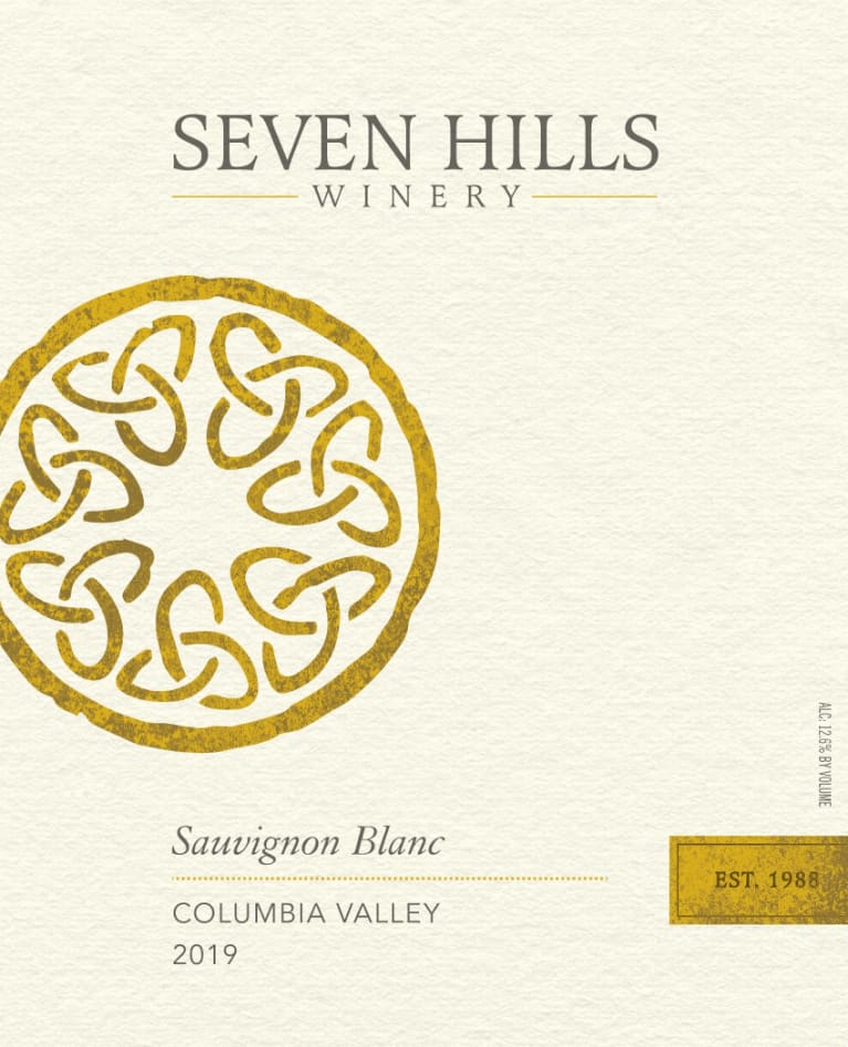 Seven Hills Winery Sauvignon Blanc 2019 Front Label