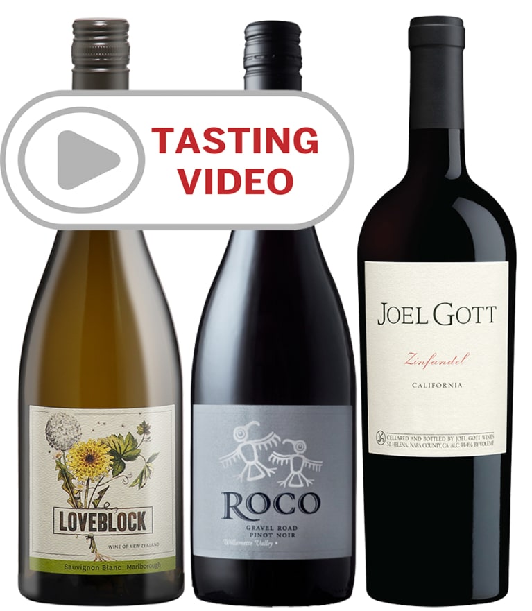 Couples in Wine Tasting Trio with Tasting Video