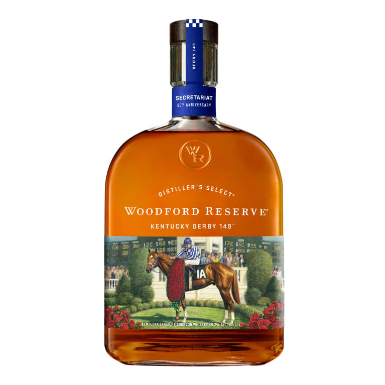 Woodford Reserve 149th Derby Bottle Kentucky Straight Bourbon Whiskey (1 Liter Bottle)
