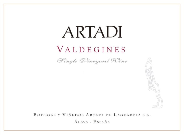 Artadi Valdegines 2019 Front Label