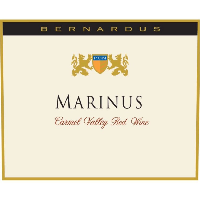 Bernardus Marinus Estate 2014 Front Label