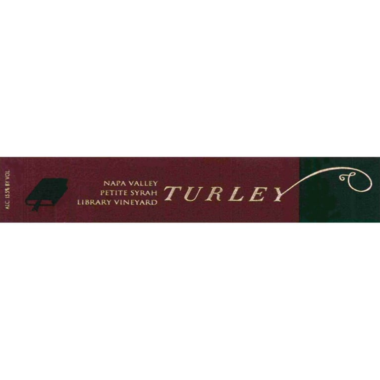 Turley Library Petite Syrah 2003 Front Label