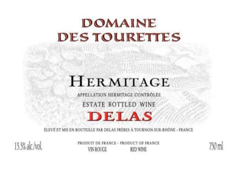 Delas - Hermitage Domaine des Tourettes 2016