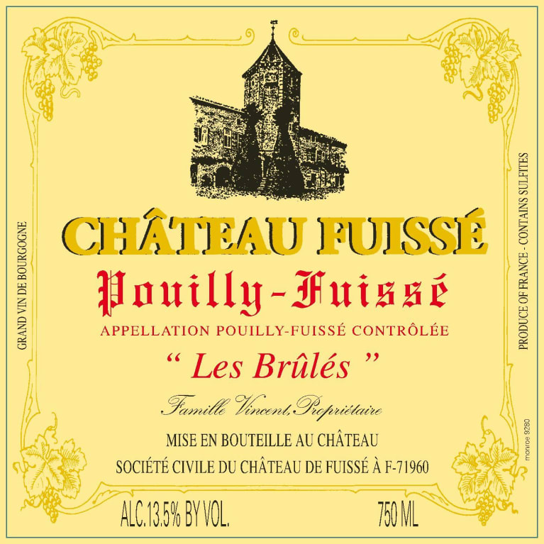 Chateau Fuisse PouillyFuisse Les Brules 2017