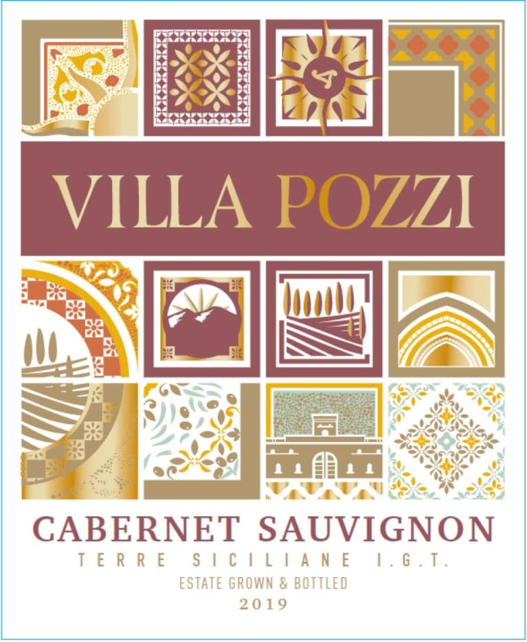Villa Pozzi Cabernet Sauvignon 2019 Front Label