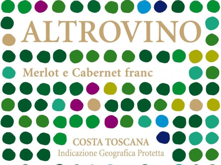 Duemani Altrovino Toscana 2014 Front Label