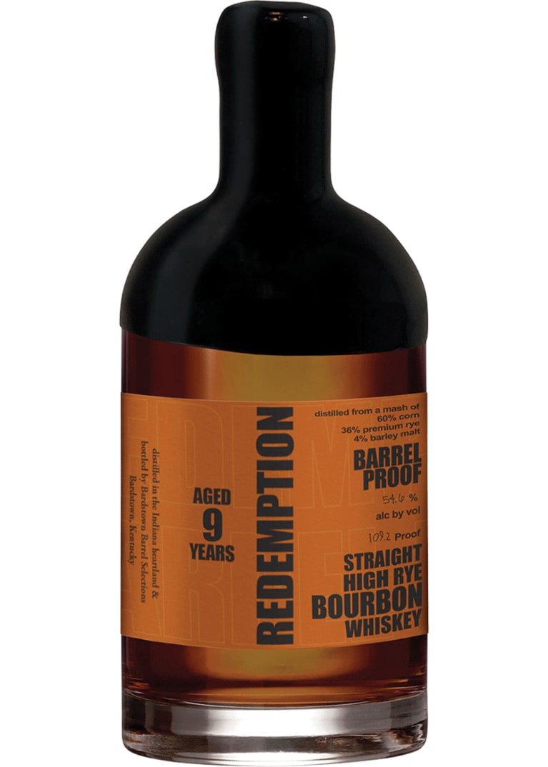 Redemption 9 Year High Rye Bourbon Whiskey Wine Com