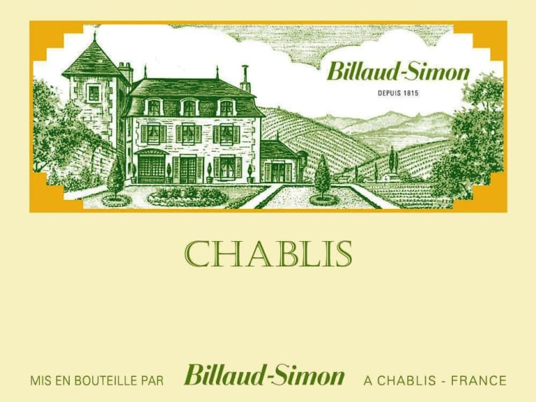 Billaud-Simon Chablis 2017 Front Label
