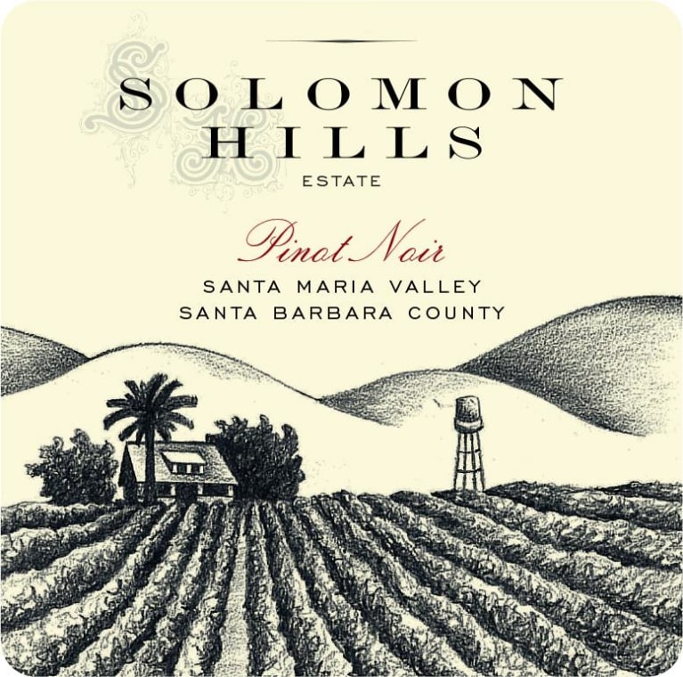 Solomon Hills Estate Pinot Noir 2019 Front Label