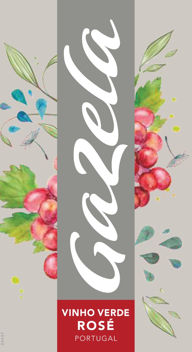 Gazela Vinho Verde Rose Front Label