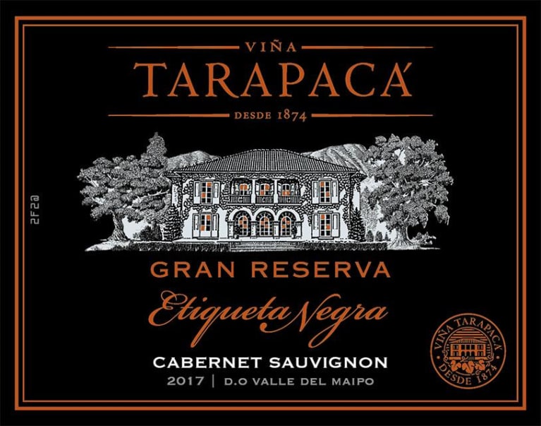 Vina Tarapaca Gran Reserva Etiqueta Negra 2018 Front Label