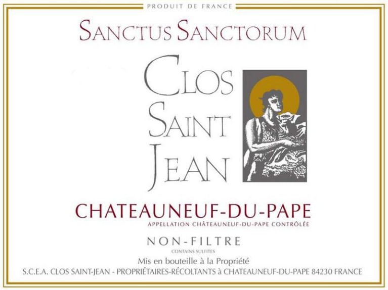 Clos Saint-Jean Chateauneuf Du Pape Vieilles Vignes (1.5 Liter Magnum) 2019 Front Label