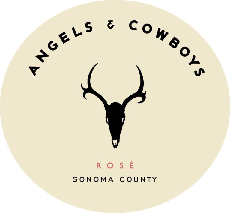 Angels & Cowboys Rose 2019 Front Label