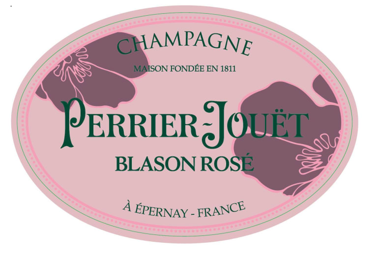 Perrier-Jouet Blason Rose Front Label