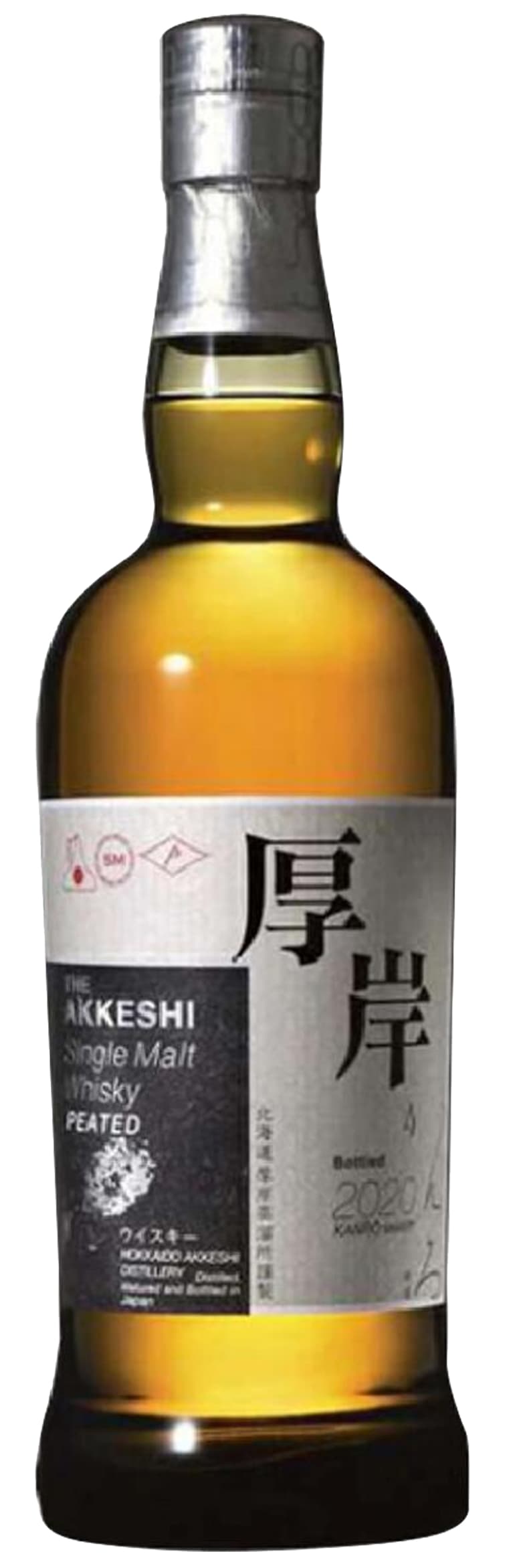 Akkeshi Kanro Single Malt Japanese Whisky Front Bottle Shot