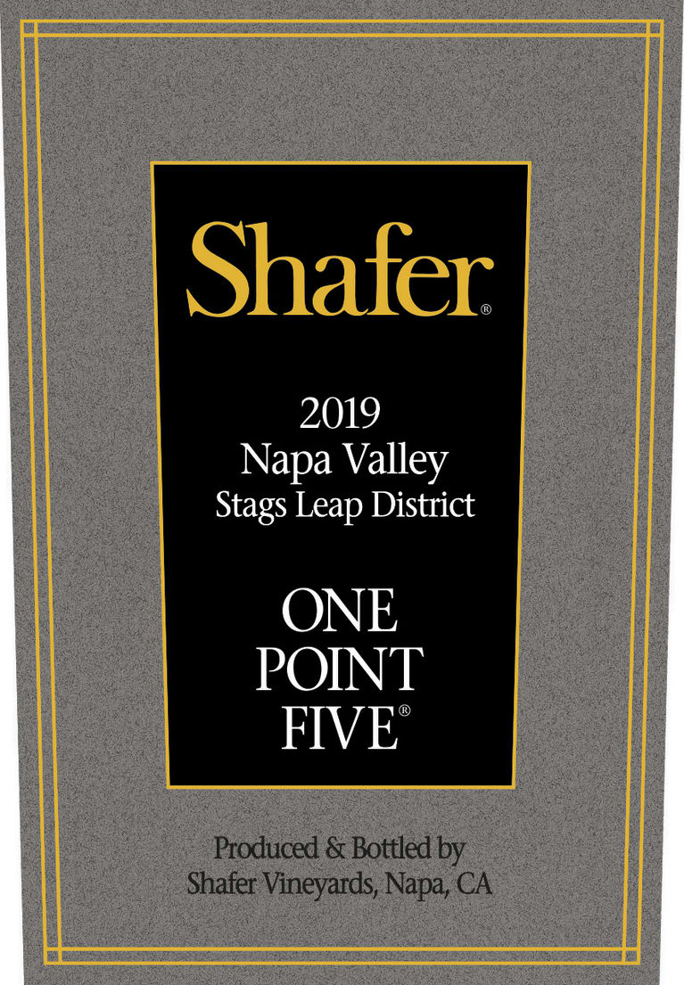 Shafer One Point Five Cabernet Sauvignon (375ML half-bottle) 2019 Front Label