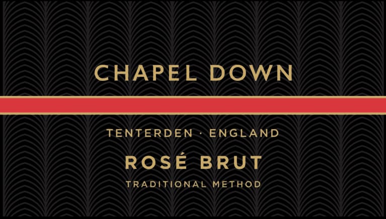 Chapel Down Brut Rose Front Label