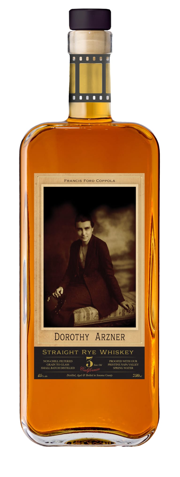 Great Women Spirits by Francis Ford Coppola Dorothy Arzner Rye Front Bottle Shot