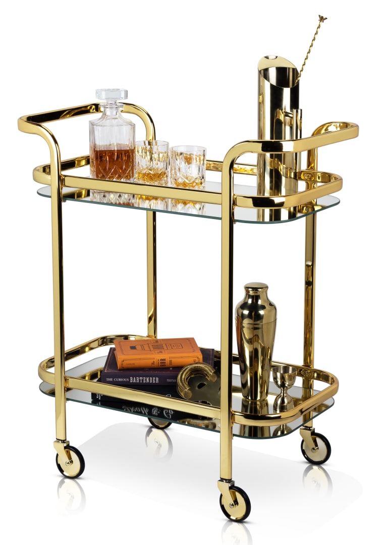 Gold Bar Cart by Viski