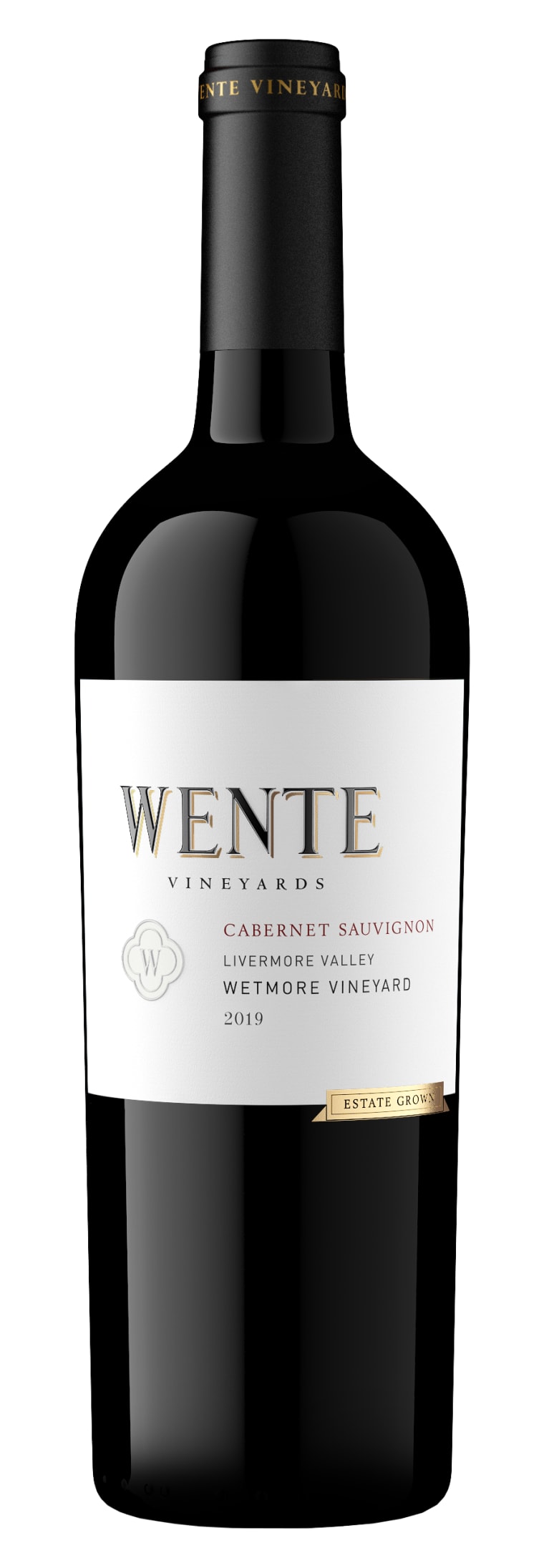 Wente Wetmore Vineyard Cabernet Sauvignon 2019 Front Bottle Shot
