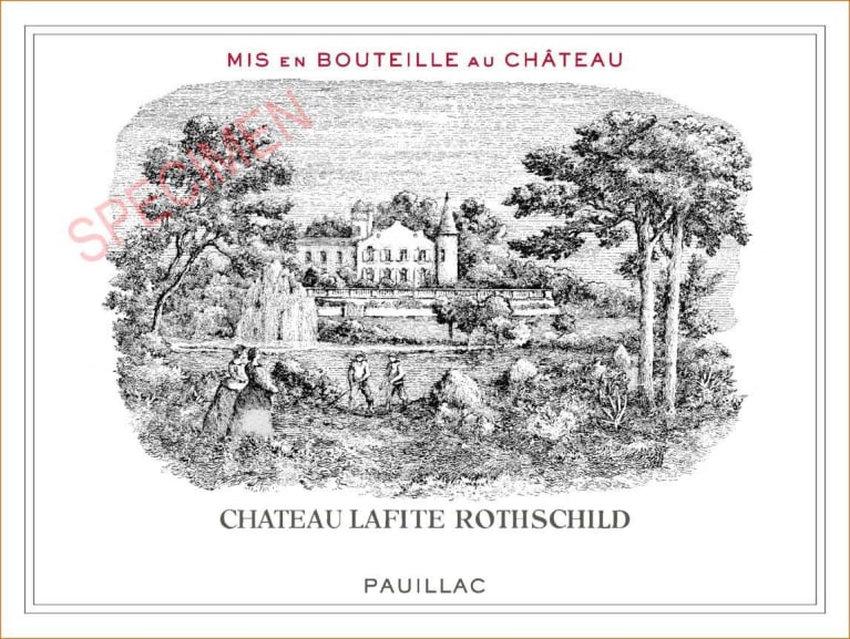 Chateau Lafite Rothschild (1.5 Liter Magnum) 1986 Front Label