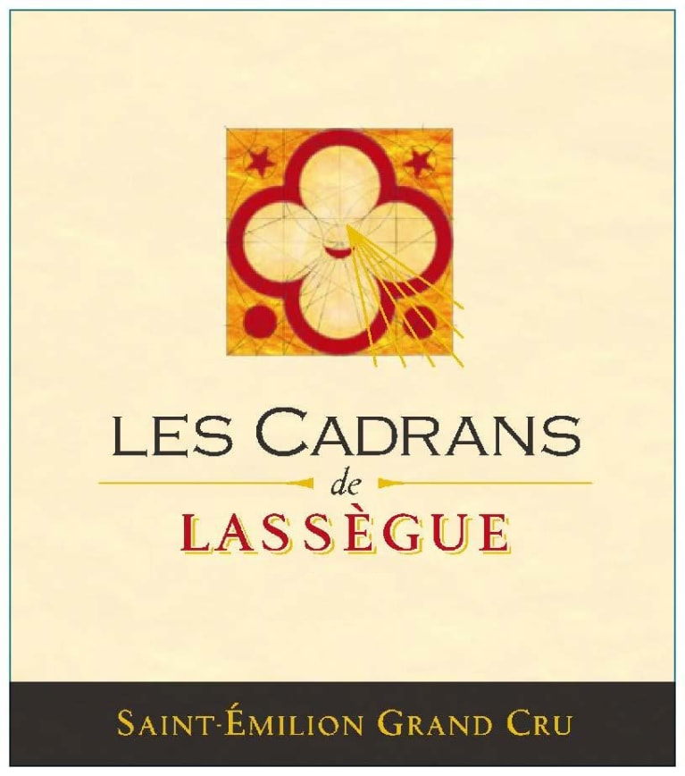 Chateau Lassegue Les Cadrans de Lassegue Grand Cru 2015 Front Label