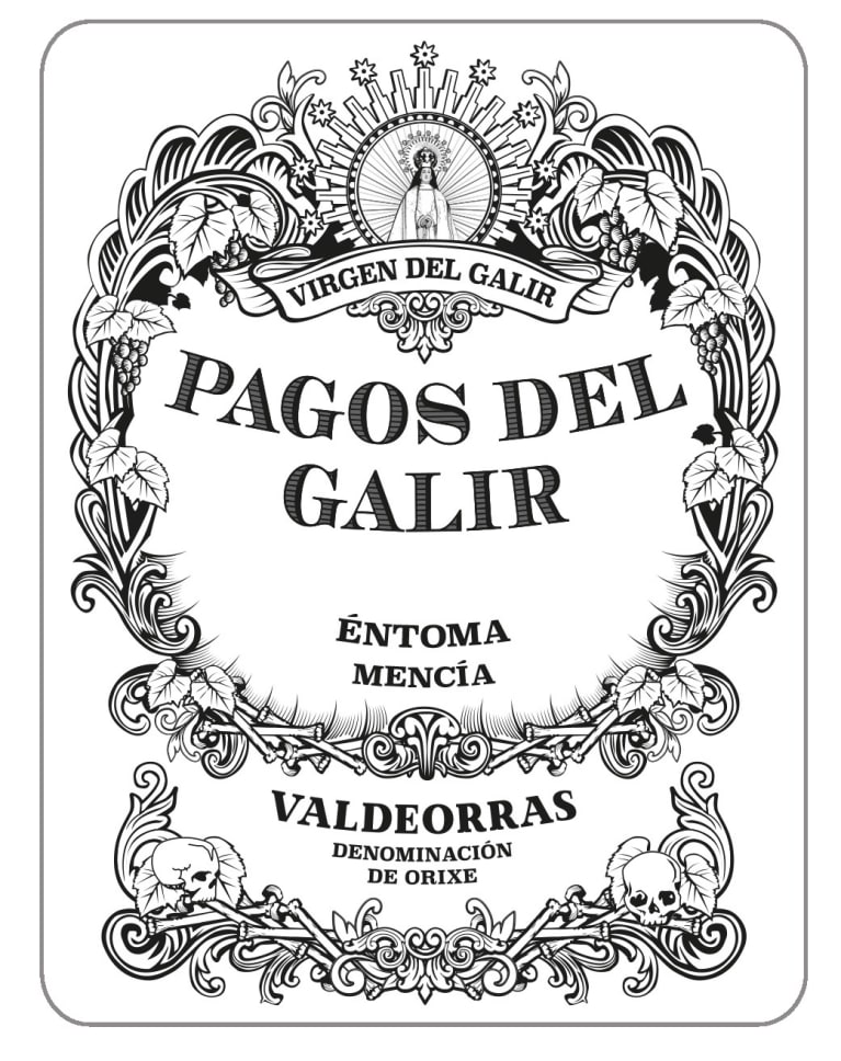 Bodegas Virgen del Galir Pagos de Galir Mencia 2018 Front Label